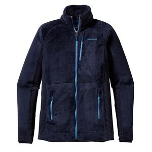 Patagonia R1 Fleece Zip Up Jacket (Men’s Small, navy blue)